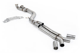 BMW G87 M2 - OPF/GPF Bypass Single Pipe 102mm - with X-Pipe to Milltek Axle Back Only