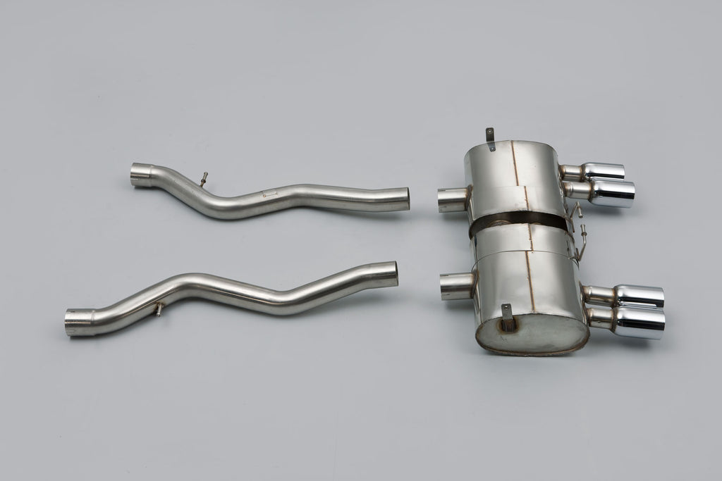 BMW E90/E92 M3 - Cat-Back Exhaust System with Quad Polished Trims