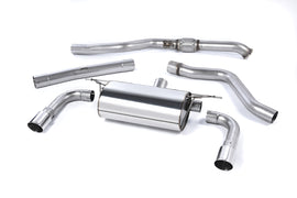 Resonated (Quieter) Cat-Back Exhaust System with Polished Tips