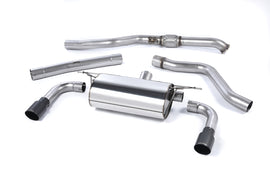 Resonated (Quieter) Cat-Back Exhaust System with Cerakote Black Tips