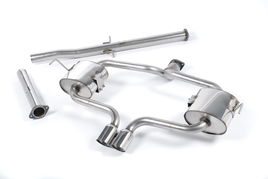 Mini Cooper S R53 - Non-Resonated (Louder) Cat-Back Exhaust System with Polished Trims