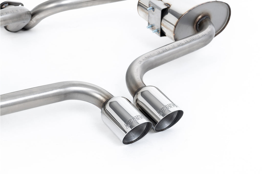 Mini Cooper S R53 - Non-Resonated (Louder) Cat-Back Exhaust System with Polished Trims