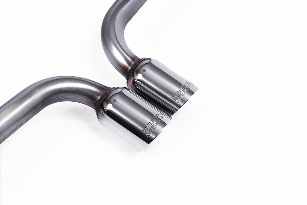 Mini Cooper S R53 - Full Resonated (Quieter) Exhaust System with Hi-Flow Sports Catalyst &amp; Polished Trims
