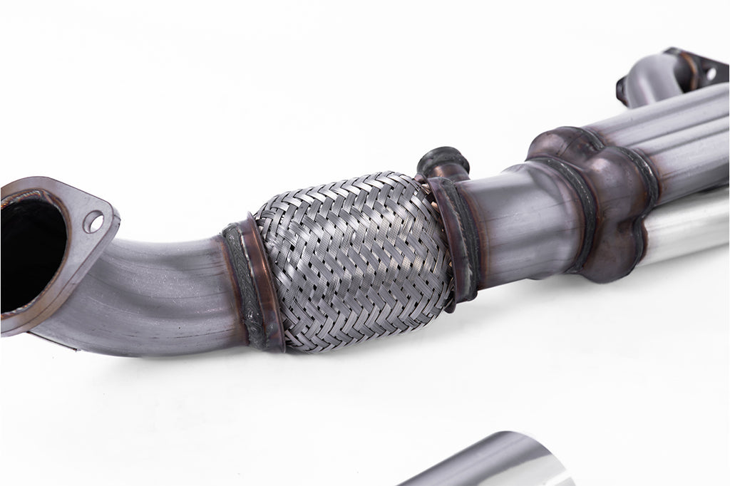 Mini Cooper S R53 - Full Resonated (Quieter) Exhaust System with Hi-Flow Sports Catalyst &amp; Polished Trims