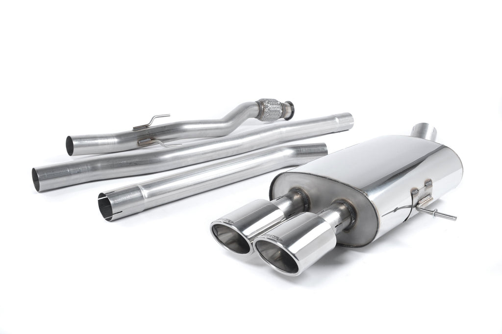 Mini Cooper S R56/R58 - Non-Resonated (Louder) Cat-Back Exhaust System with Twin Oval Tailpipes