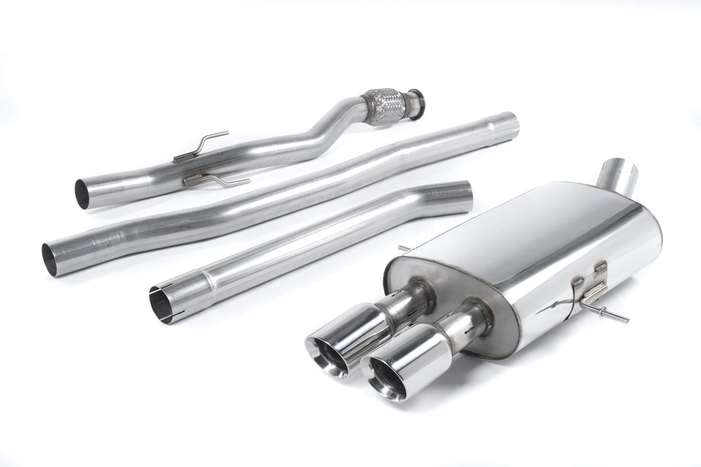 Mini Cooper S R56/R58 - Non-Resonated (Louder) Cat-Back Exhaust System with Twin Round Tailpipes
