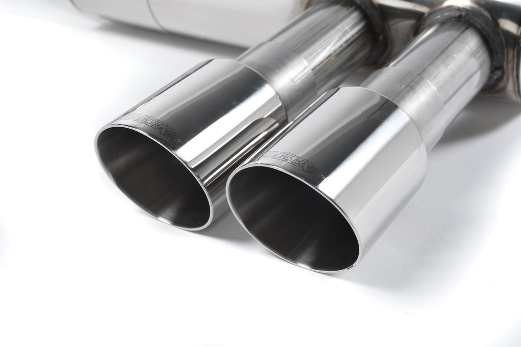 Mini Cooper S F56 - Non-Resonated (Louder) Cat-Back Exhaust System with Polished Tips