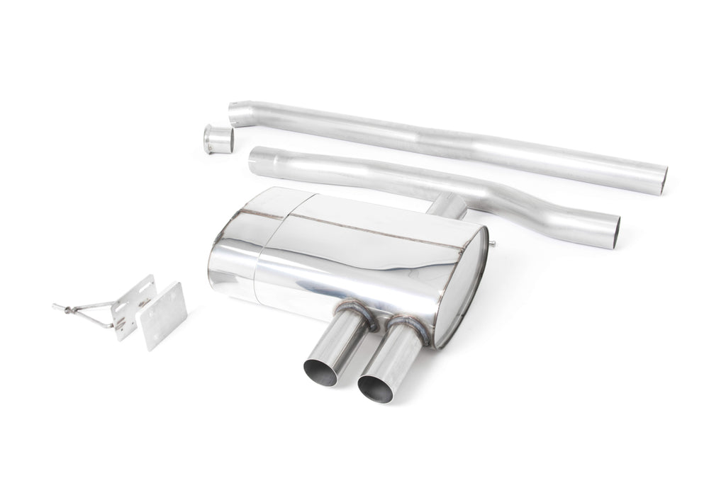 Mini Cooper S/JCW F56 - Non-Resonated (Louder) Cat-Back Exhaust System with GPF Bypass with Polished GT-90 Trims