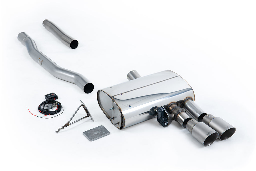 Mini Cooper S F56 (LCI Only) - Valved GPF/OPF Back with Titanium GT-90 Trims