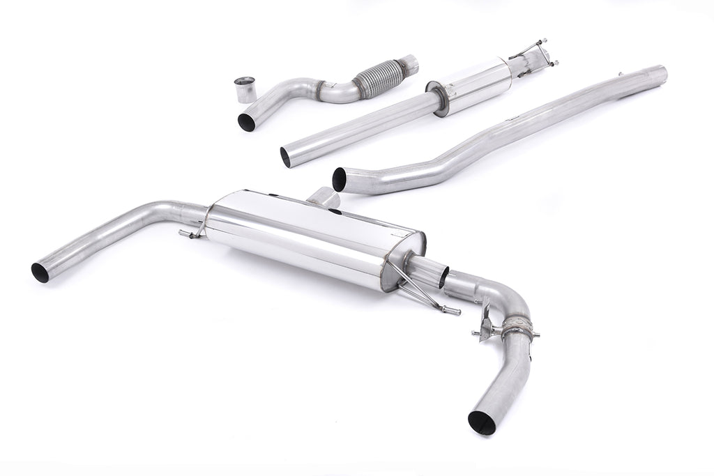 Mercedes CLA45 AMG - Resonated Cat-Back Exhaust System - Uses OE Trims