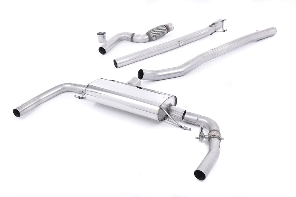 Mercedes CLA45 AMG - Non-Resonated (Louder) Cat-Back Exhaust System - Uses OE Trims