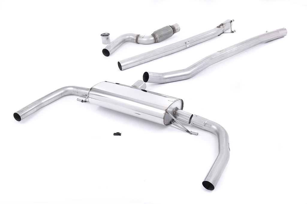 Mercedes CLA45 AMG - Non-Valved &amp; Non-Resonated (Louder) Cat-Back Exhaust System - Uses OE Trims