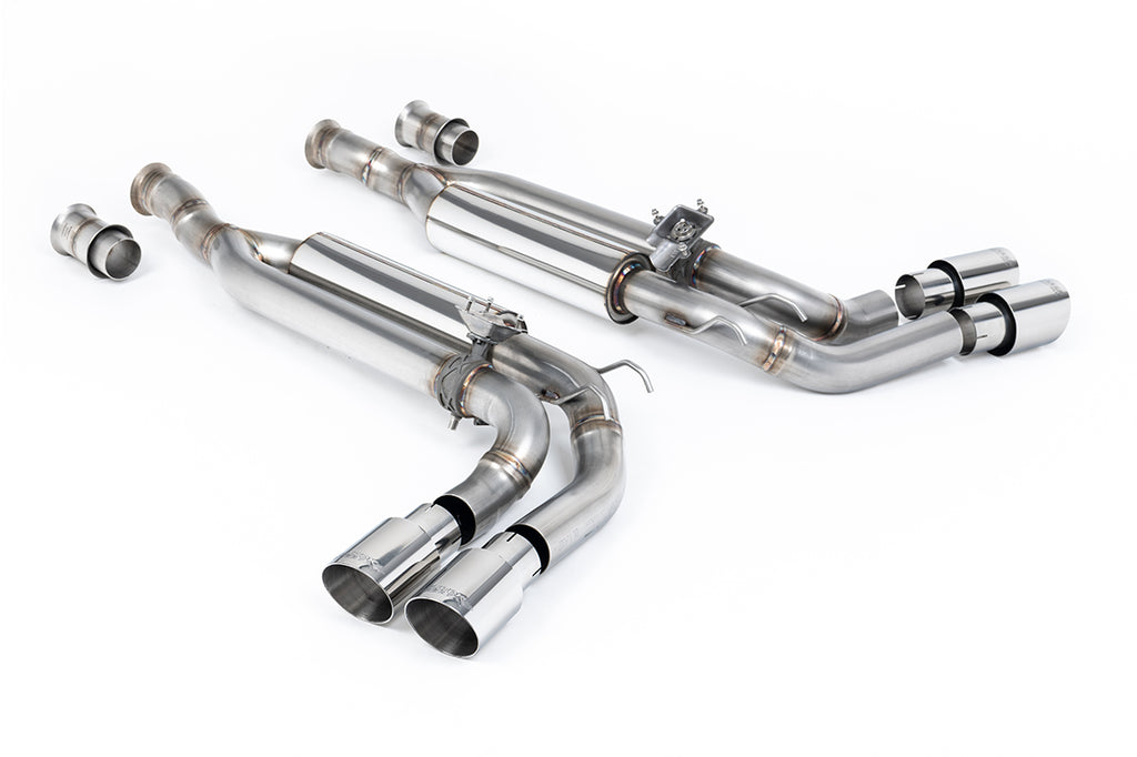 Mercedes G63 W463 (ROW Non GPF Models) - Valved Cat-Back Exhaust System with Polished Trims