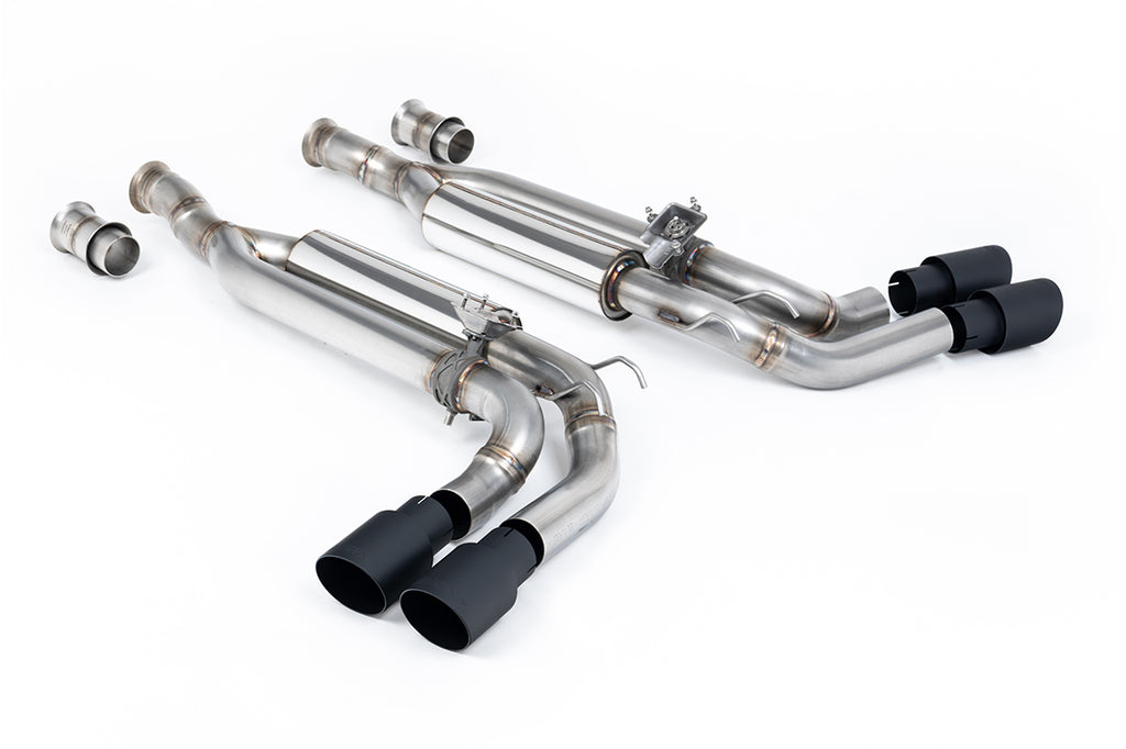 Mercedes G63 W463 (ROW Non GPF Models) - Valved Cat-Back Exhaust System with Cerakote Black Trims