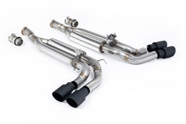 Mercedes G63 W463 (ROW Non GPF Models) - Valved Cat-Back Exhaust System with Cerakote Black Trims