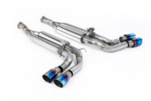 Load image into Gallery viewer, Mercedes G63 W463 (UK/Euro GPF Models) - Cat-Back Exhaust System with Burnt/Blue Titanium Trims