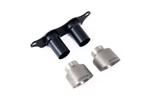 Load image into Gallery viewer, Porsche 991.2 GT3 &amp; GT3 RS - GT-100 Brushed Titanium Trims &amp; Mounting Plate - Fits to OE Silencer