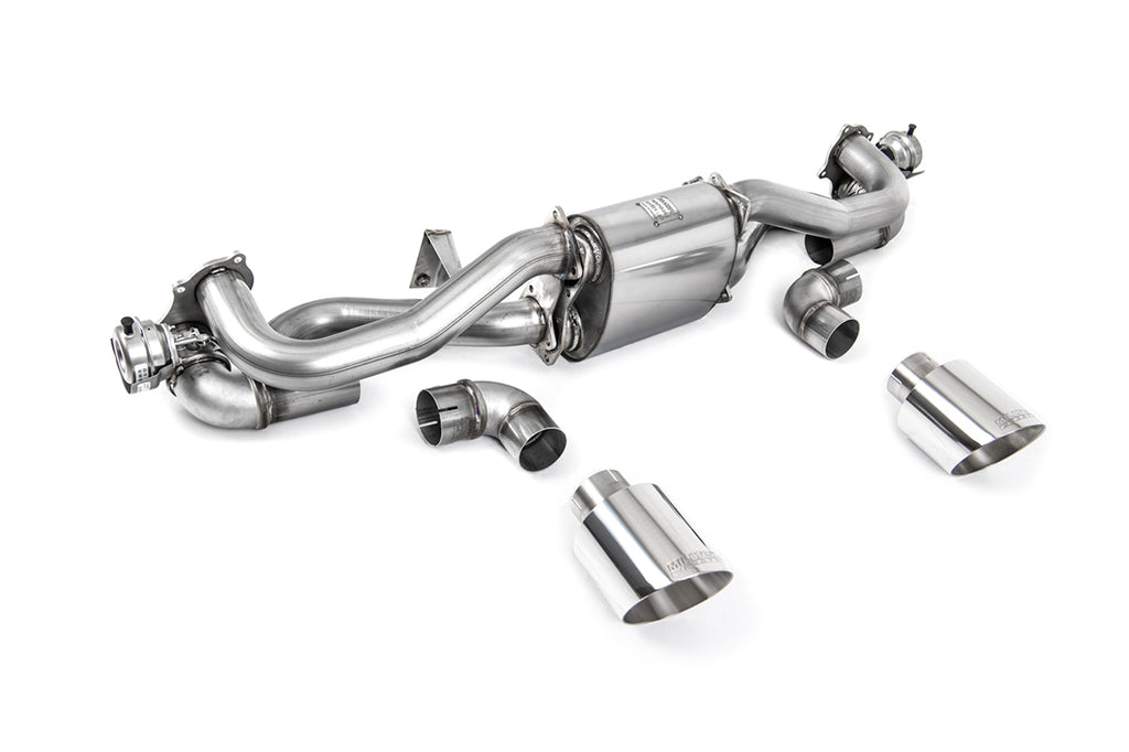 Porsche 718 GTS &amp; Spyder Boxster/GT4 4.0 Cayman (GPF Pre Feb 2020 Models) - Particulate Filter-back With Polished GT-115 Trims