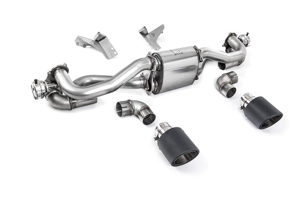 Porsche 718 GTS &amp; Spyder 4.0 Boxter/Cayman (GPF Models) - Particulate Filter-back With Carbon JET-115 Trims