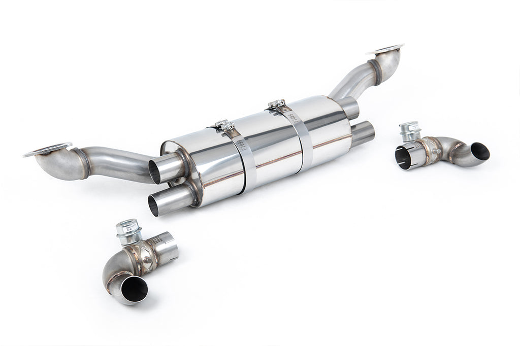 Porsche 911 991.1 3.8L - Rear Silencer Fits to OE Side Silencers and with OE Tips