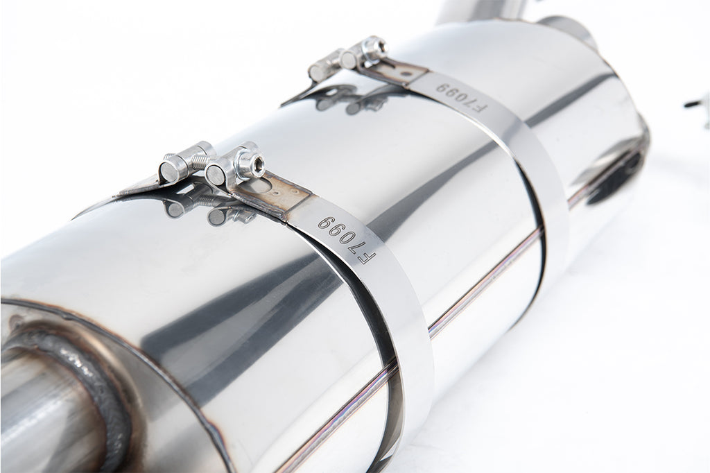 Porsche 911 991.1 3.8L - Rear Silencer Fits to OE Side Silencers and with OE Tips