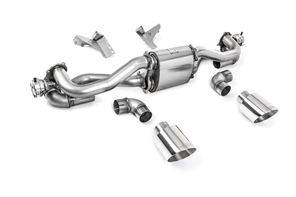 Porsche 718 GTS &amp; Spyder Boxter/GT4 4.0 Cayman (GPF PDK Models) - Particulate Filter-Back with Polished Trims