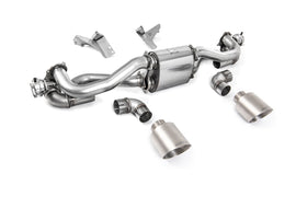 Porsche 718 GTS & Spyder Boxter/GT4 4.0 Cayman (GPF PDK Models) - Particulate Filter-Back with Brushed Titanium Trims