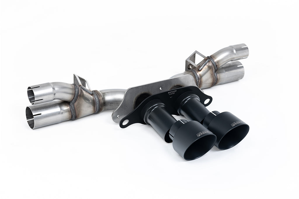 Porsche 991.2 GT3 &amp; GT3 RS - Rear Silencer Bypass with Cerakote Black Trims