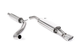 Seat Ibiza 1.9 TDI/FR 1.8 20VT - Resonated (Quieter) Cat-Back Exhaust System with Twin JET Trims