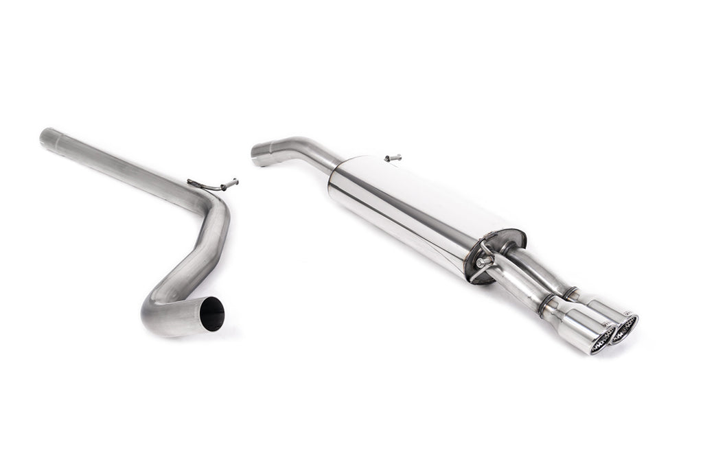 Seat Ibiza 1.9 TDI/FR 1.8 20VT - Non-Resonated (Louder) Cat-Back Exhaust System with Twin Jet Trims