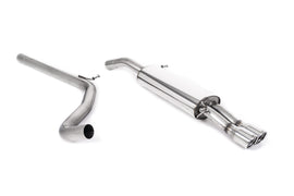 Seat Ibiza 1.9 TDI/FR 1.8 20VT - Non-Resonated (Louder) Cat-Back Exhaust System with Twin Jet Trims