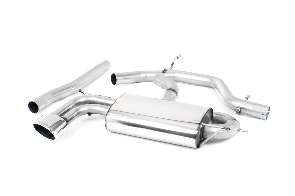 Seat Leon FR 2.0 TDI - Non-Resonated (Louder) Cat-Back Exhaust System with Oval Trim