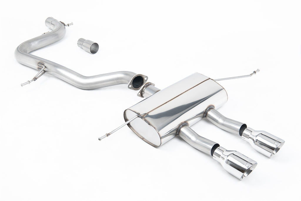 Seat Leon Cupra R 2.0 TSI 265ps - Non-Resonated (Louder) Cat-Back Exhaust System with Dual Polished GT100 Tips