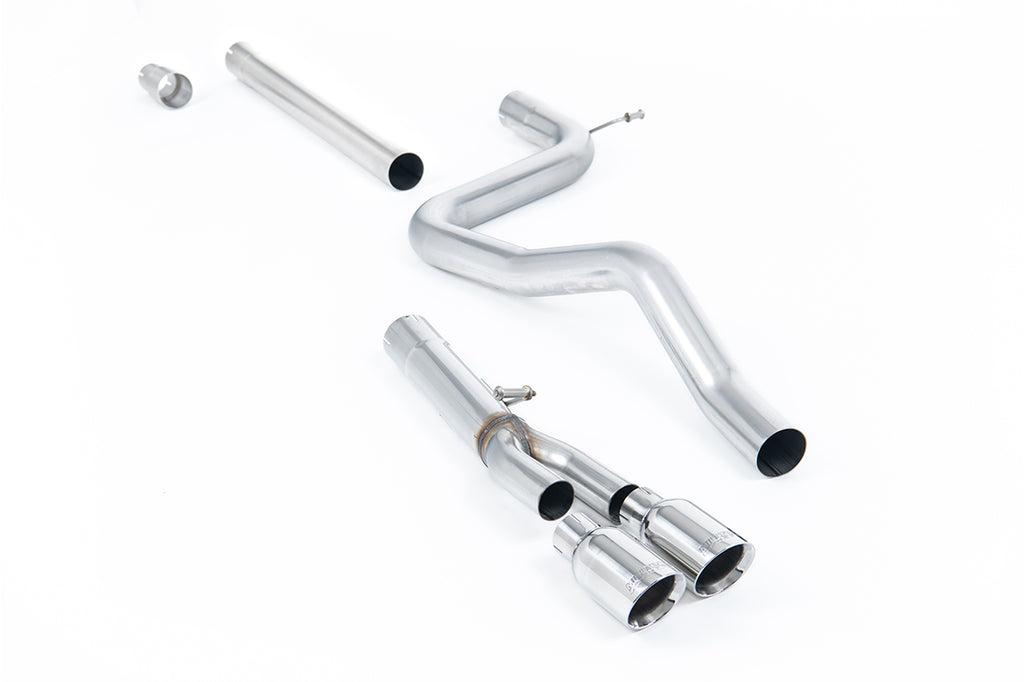 Seat Leon FR 2.0 TDI 150 - Non-Resonated (Louder) Cat-Back Exhaust System with Polished Tips