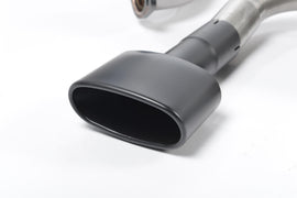 Seat Leon Cupra 280/290 (Non GPF Models) - Resonated (Quieter) Cat-Back Exhaust System with Front Silencer Delete & Black Oval Tips
