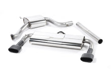 Load image into Gallery viewer, Seat Leon Cupra 280/290 (Non GPF Models) - Resonated (Quieter) Cat-Back Exhaust System with Front Silencer Delete &amp; Black Oval Tips