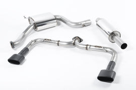 Seat Leon Cupra 280/290 (Non GPF Models) - Cat-Back Exhaust System (Louder) with Black Oval Tips
