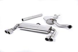 Seat Leon Cupra 280/290 (Non GPF Models) - Resonated (Quieter) Cat-Back Exhaust System with Front Silencer Delete & Quad Polished Round Tips