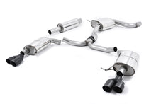 Load image into Gallery viewer, Seat Leon ST Cupra 280/290 2.0 TSI (Non GPF Models) - Resonated (Quieter) Cat-Back Exhaust System with Quad Round Cerakote Black Tips