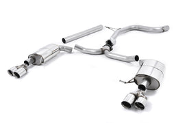 Seat Leon ST Cupra 280/290 2.0 TSI (Non GPF Models) - Non-Resonated (Louder) Cat-Back Exhaust System with Quad Round Polished Tips