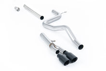 Load image into Gallery viewer, Seat Leon FR 2.0 TDI 150 - Non-Resonated (Louder) Cat-Back Exhaust System with Cerakote Black Tips