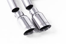 Load image into Gallery viewer, Seat Leon FR 1.8 TSI &amp; VW Golf MK7.5 1.5TSI - Non-Resonated (Louder) Cat-Back Exhaust System with Polished GT-80 Trims (GTD Style)