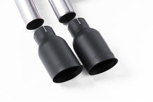 Load image into Gallery viewer, Seat Leon FR 1.8 TSI &amp; VW Golf MK7.5 1.5TSI - Non-Resonated (Louder) Cat-Back Exhaust System with Cerakote Black GT-80 Trims (GTD Style)