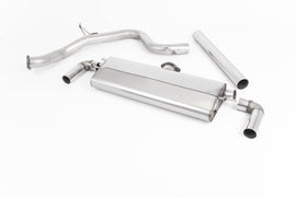 Seat Leon Cupra 300 2.0 TSI (Non GPF Models) - Non-Resonated (Louder) Cat-Back Exhaust System with Polished Oval Tips