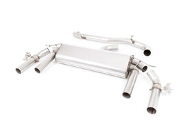 Seat Ateca Cupra 300 4Drive (GPF Models) - Non-Resonated (Louder) GPF/OPF-Back Exhaust System with GT-100 Burnt Titanium Trims