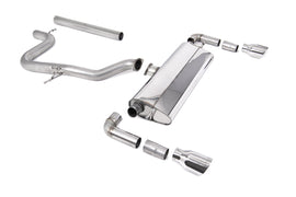 Seat Leon Cupra R 310ps - Non-Resonated (Louder) Cat-Back Exhaust System with GT-100 Polished Trims