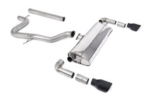 Load image into Gallery viewer, Seat Leon Cupra R 310ps - Non-Resonated (Louder) Cat-Back Exhaust System with GT-100 Cerakote Black Trims