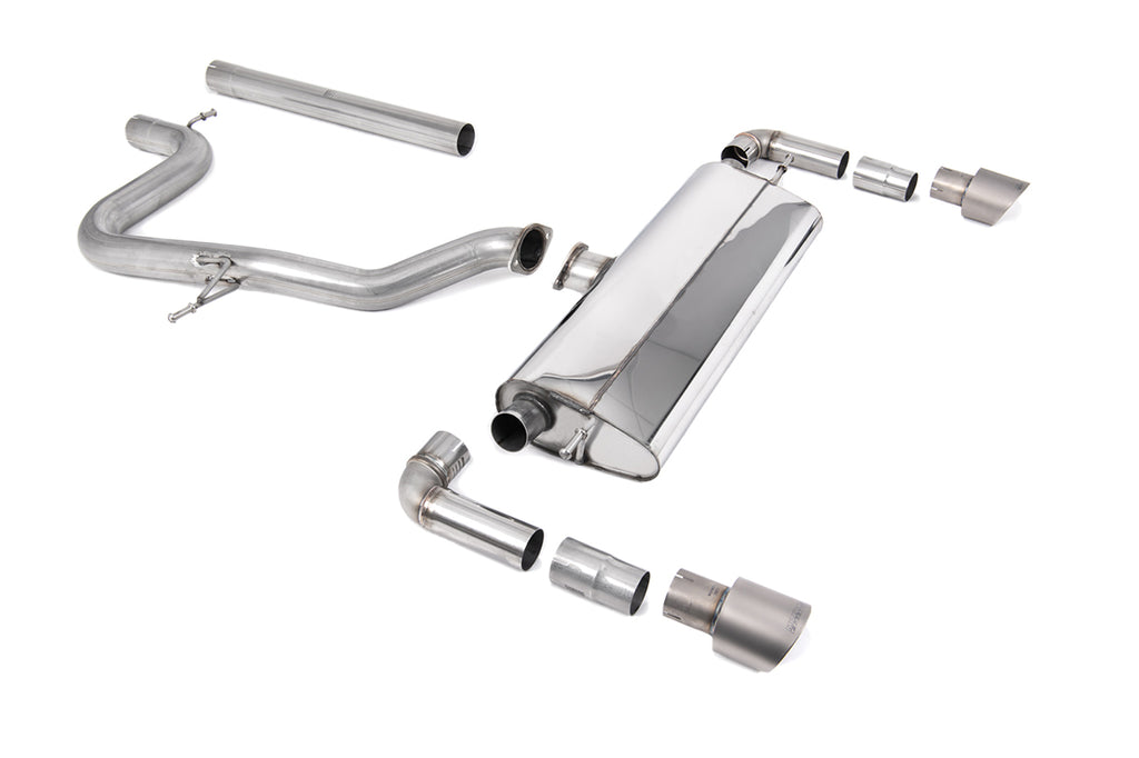 Seat Leon Cupra R 310ps - Non-Resonated (Louder) Cat-Back Exhaust System with GT-100 Titanium Trims