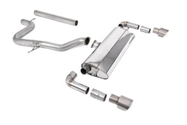 Seat Leon Cupra R 310ps - Non-Resonated (Louder) Cat-Back Exhaust System with GT-100 Titanium Trims