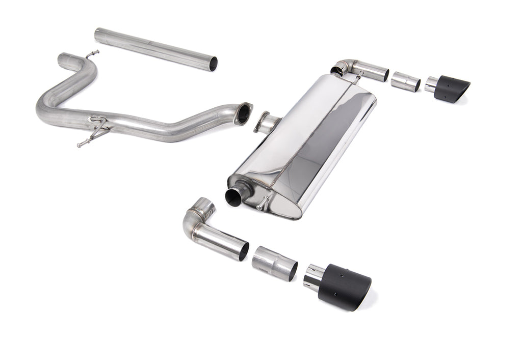 Seat Leon Cupra R 310ps - Non-Resonated (Louder) Cat-Back Exhaust System with JET-100 Carbon Fibre Trims